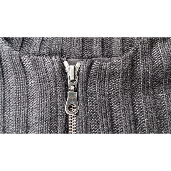 Ribbed Lady Jacket by DREW Black Size XS Zip Front Lined Classic Career USA Made - Picture 4 of 13